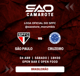 CAMAROTE SAO – SPFC x CRUZEIRO